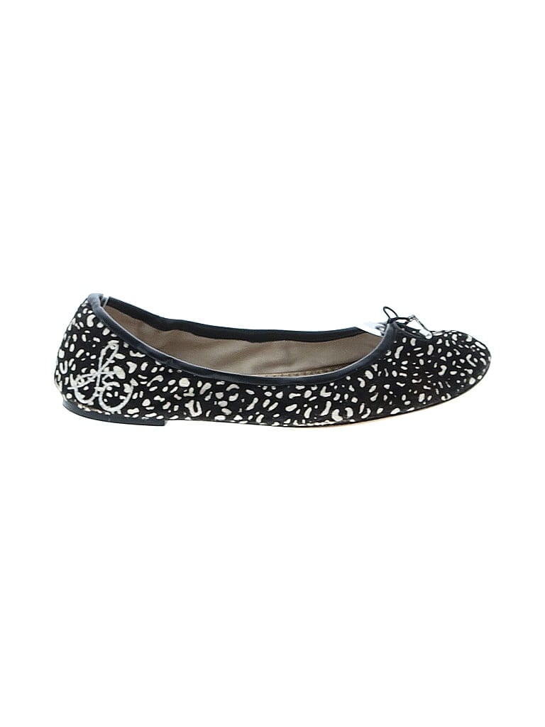 Sam Edelman Animal Print Black Flats Size 7 - photo 1