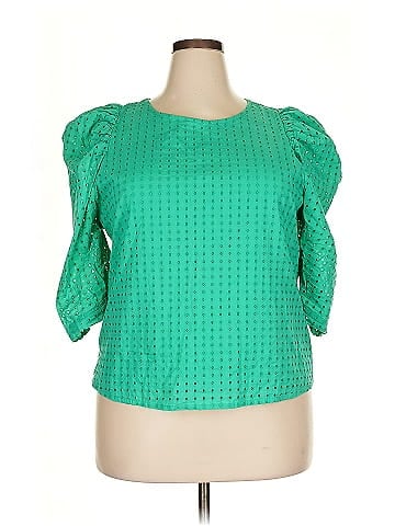 A New Day 3/4 Sleeve Blouse (view 1)