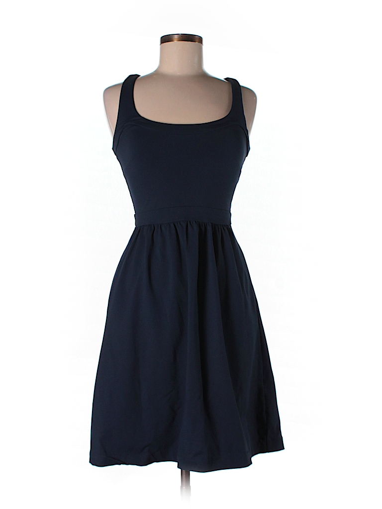 Cynthia Rowley TJX Solid Dark Blue Casual Dress Size XS - 77% off | thredUP