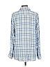Frank & Eileen 100% Modal Plaid Blue Long Sleeve Blouse Size S - photo 2