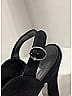 Prada 100% Suede Black Heels Size EU 40 - photo 4