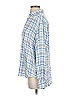 Frank & Eileen 100% Modal Plaid Blue Long Sleeve Blouse Size S - photo 4