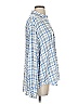 Frank & Eileen 100% Modal Plaid Blue Long Sleeve Blouse Size S - photo 3