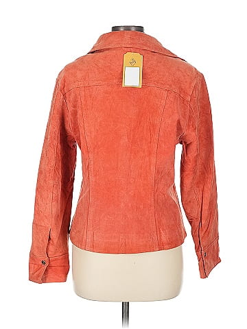 Christopher & Banks Vibrant Red Suede Retro Jacket (view 2)