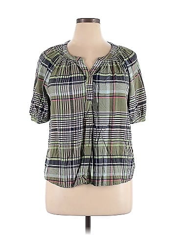 Crown & Ivy Short Sleeve Blouse (view 1)