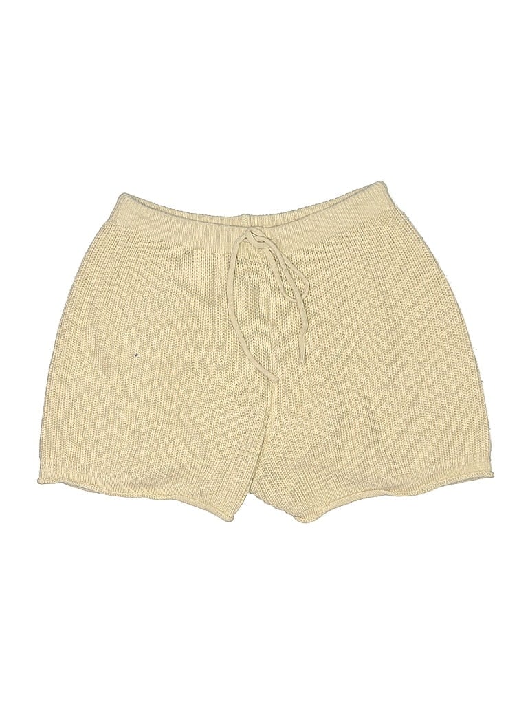 Pre-owned Shein Curve Shorts In Yellow