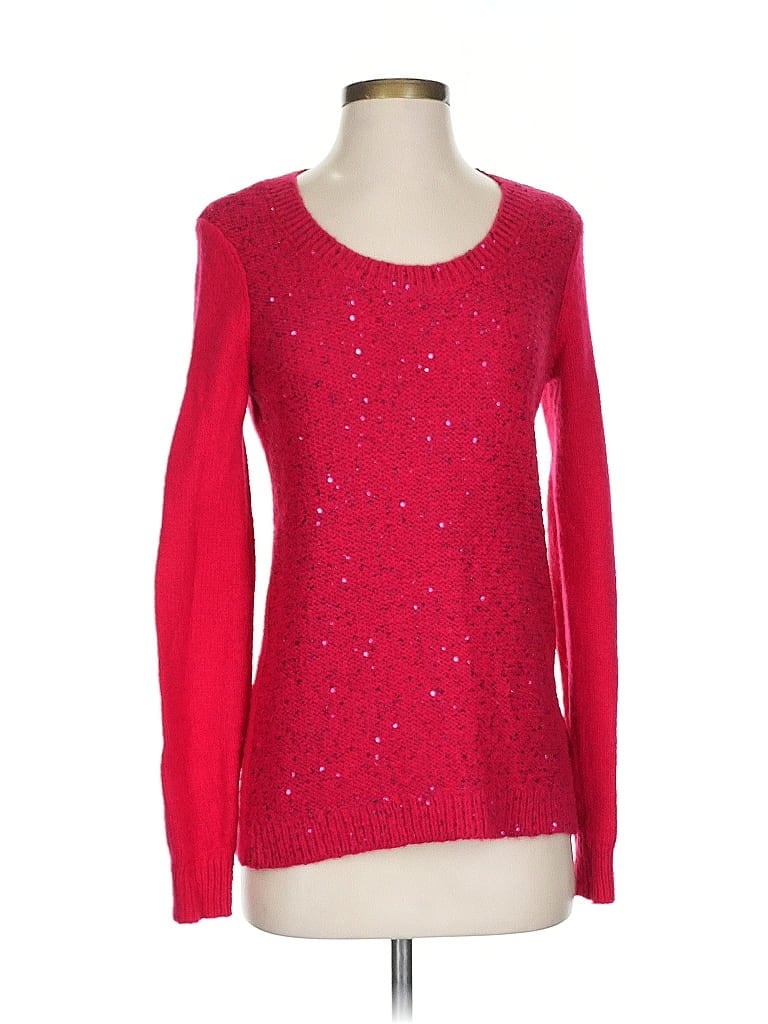 Pre-owned Tommy Hilfiger Pullover Sweater In Red