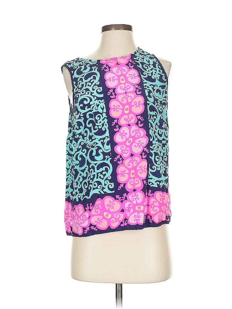 Top Sleeveless Designer By Lilly Pulitzer In Blue, Size: S