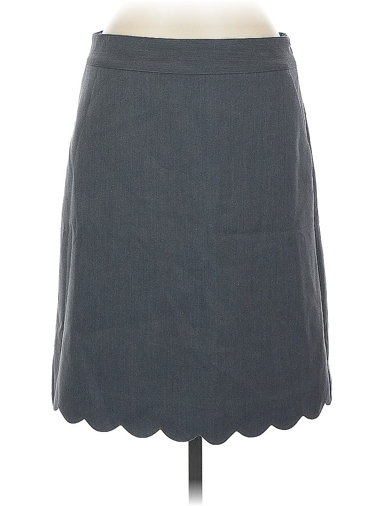 Pre-owned Ann Taylor Loft Formal Skirt In Gray