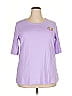 Duluth Trading Co. 100% Cotton Purple Short Sleeve T-Shirt Size XXL - photo 1