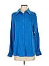 BTFBM Blue Long Sleeve Blouse Size S - photo 1