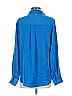 BTFBM Blue Long Sleeve Blouse Size S - photo 2