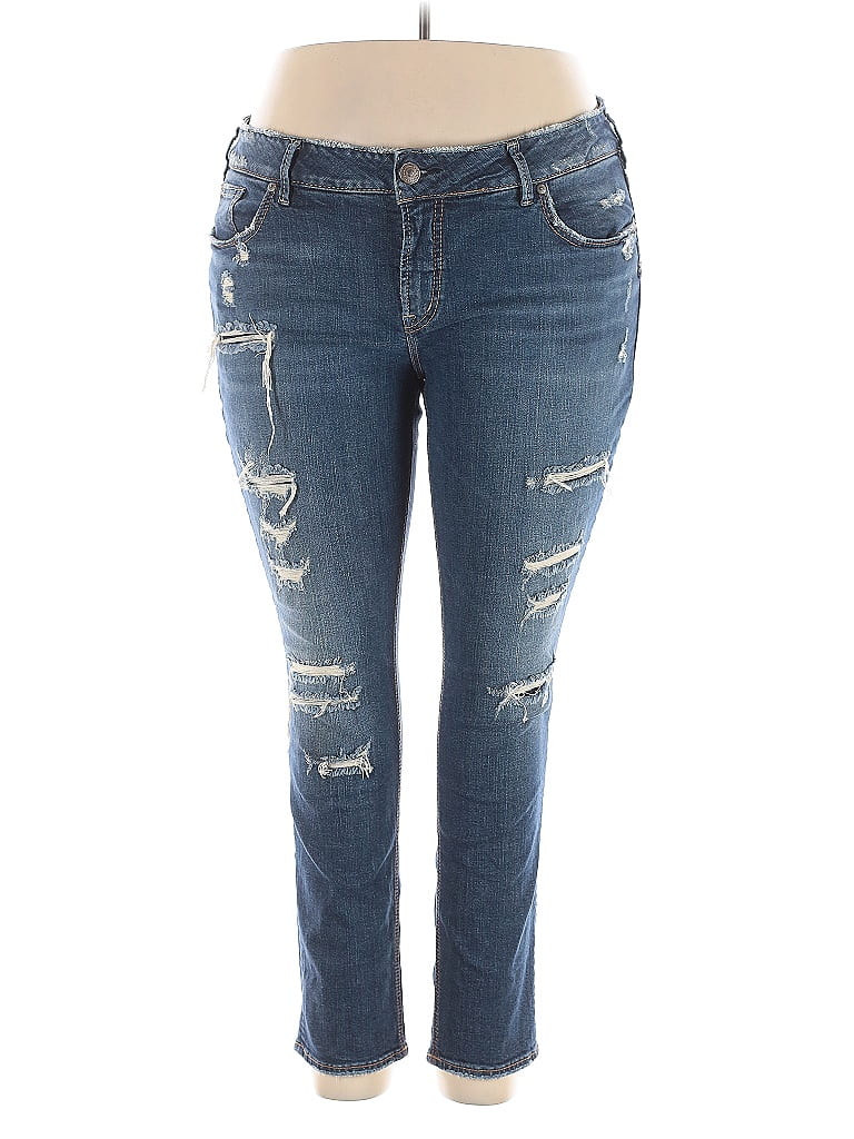 Silver Jeans Co. Hearts Blue Jeans Size 20 63 off ThredUp