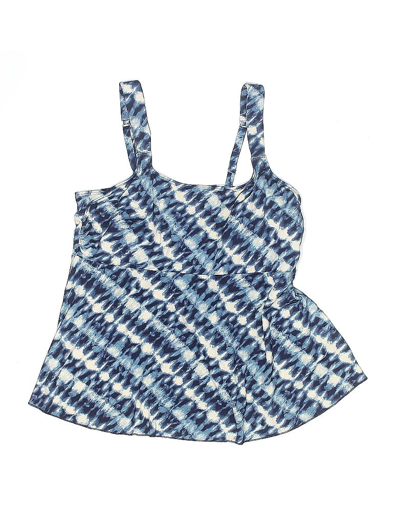 Oiselle Blue Swimsuit Top Size L - photo 1