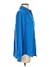 BTFBM Blue Long Sleeve Blouse Size S - photo 4