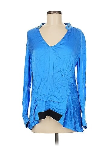 L.A.M.B. Long Sleeve Silk Top (view 1)