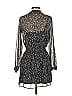 Socialite 100% Polyester Paisley Black Casual Dress Size XS - photo 2