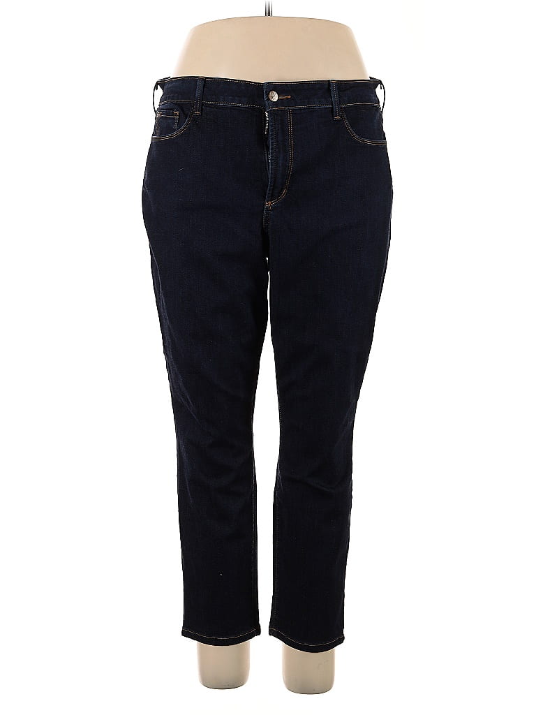 NYDJ Black Blue Jeans Size 16 - photo 1