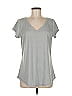 Xersion 100% Polyester Gray Short Sleeve T-Shirt Size M - photo 1