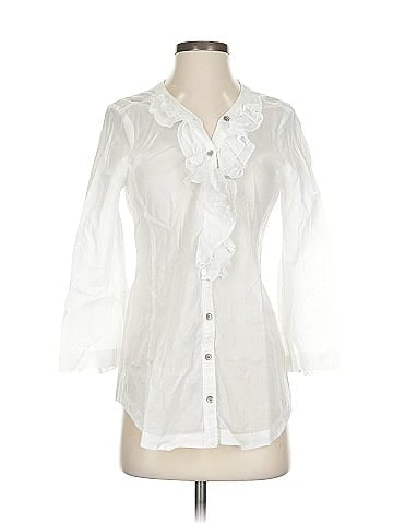 DKNY Jeans 3/4 Sleeve Blouse (view 1)