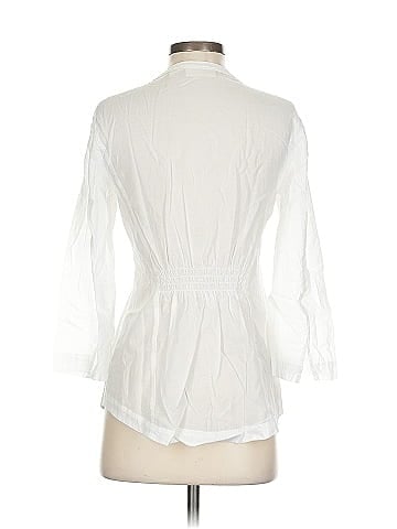 DKNY Jeans 3/4 Sleeve Blouse (view 2)
