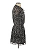 Socialite 100% Polyester Paisley Black Casual Dress Size XS - photo 4