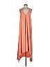 Ramy Brook Solid Orange Casual Dress Size M - photo 1