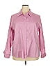 Foxcroft Pink Long Sleeve Blouse Size 18 - photo 1