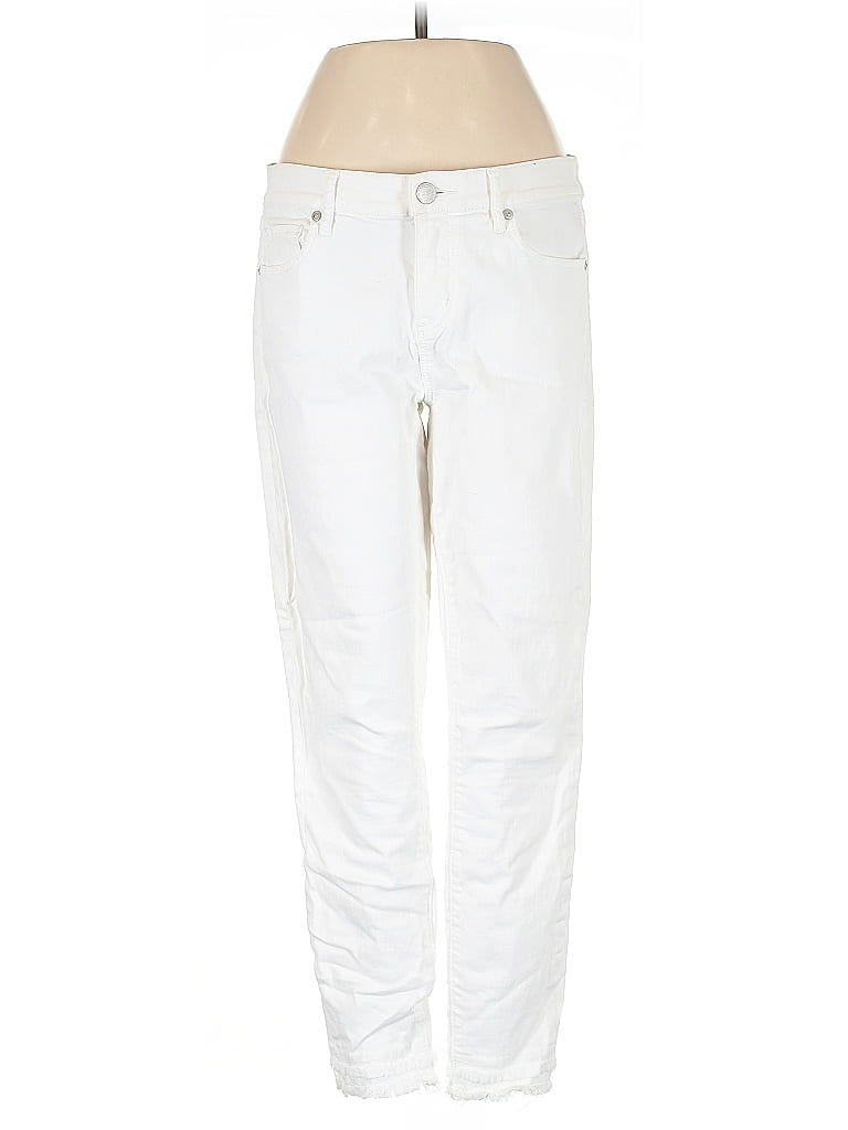 Pre-owned Ann Taylor Loft Jeans In White