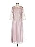 Alex Evenings 100% Nylon Pink Cocktail Dress Size 10 - photo 1