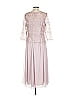 Alex Evenings 100% Nylon Pink Cocktail Dress Size 10 - photo 2