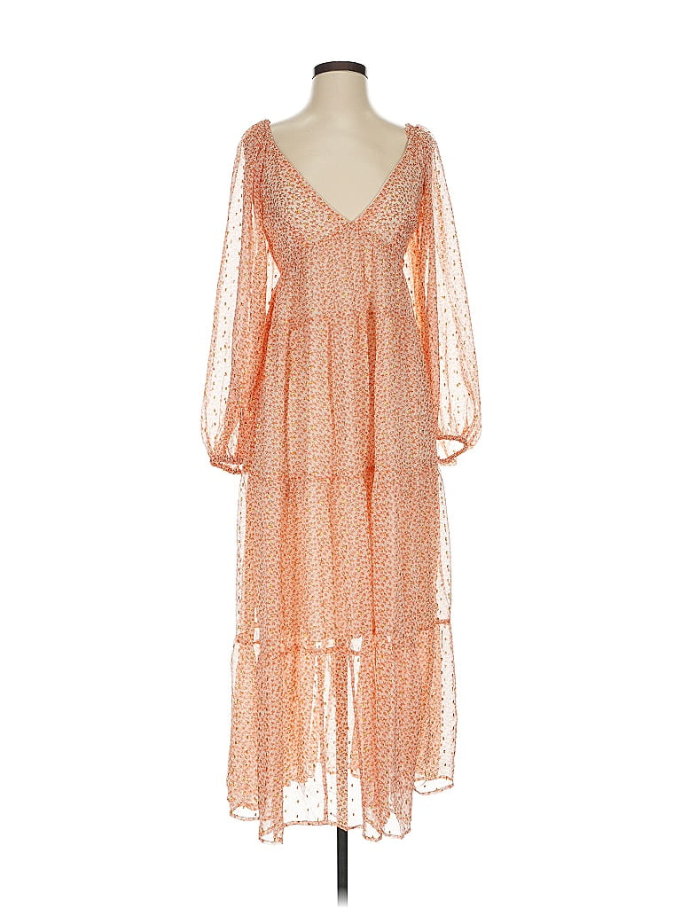 ASOS Design Orange Cocktail Dress Size 2