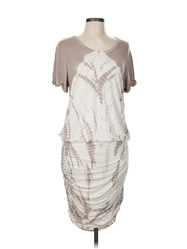 Young Fabulous & Broke Tie-dye Brown Casual Dress Size M - photo 1