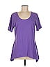 D&Co. Purple Short Sleeve T-Shirt Size M - photo 1