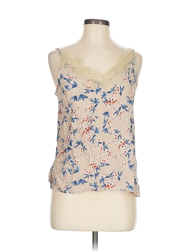 Pre-owned Hayden Sleeveless Blouse In Brown