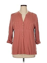 Talbots Outlet 3/4 Sleeve Button Down Shirt