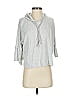 Lou & Grey for LOFT Silver Pullover Hoodie Size XS - photo 1