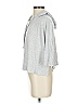 Lou & Grey for LOFT Silver Pullover Hoodie Size XS - photo 5
