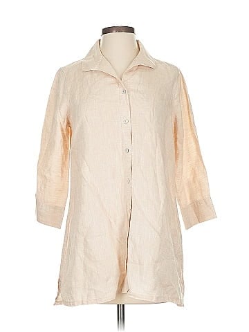 Foxcroft 3/4 Sleeve Button-Down Shirt (view 1)