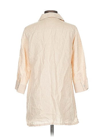 Foxcroft 3/4 Sleeve Button-Down Shirt (view 2)