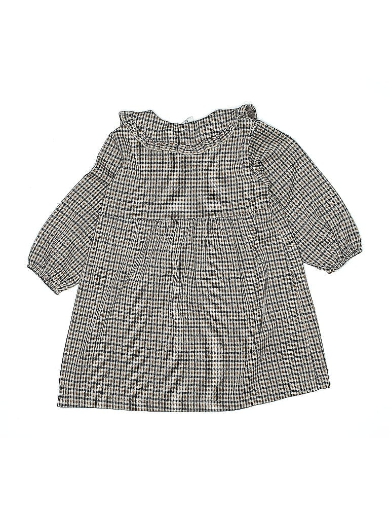 Zara Baby Houndstooth Gray Dress Size 4 - photo 1
