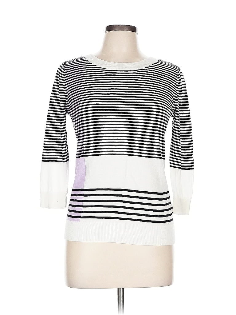 Pre-owned Unbranded Pullover Sweater In White