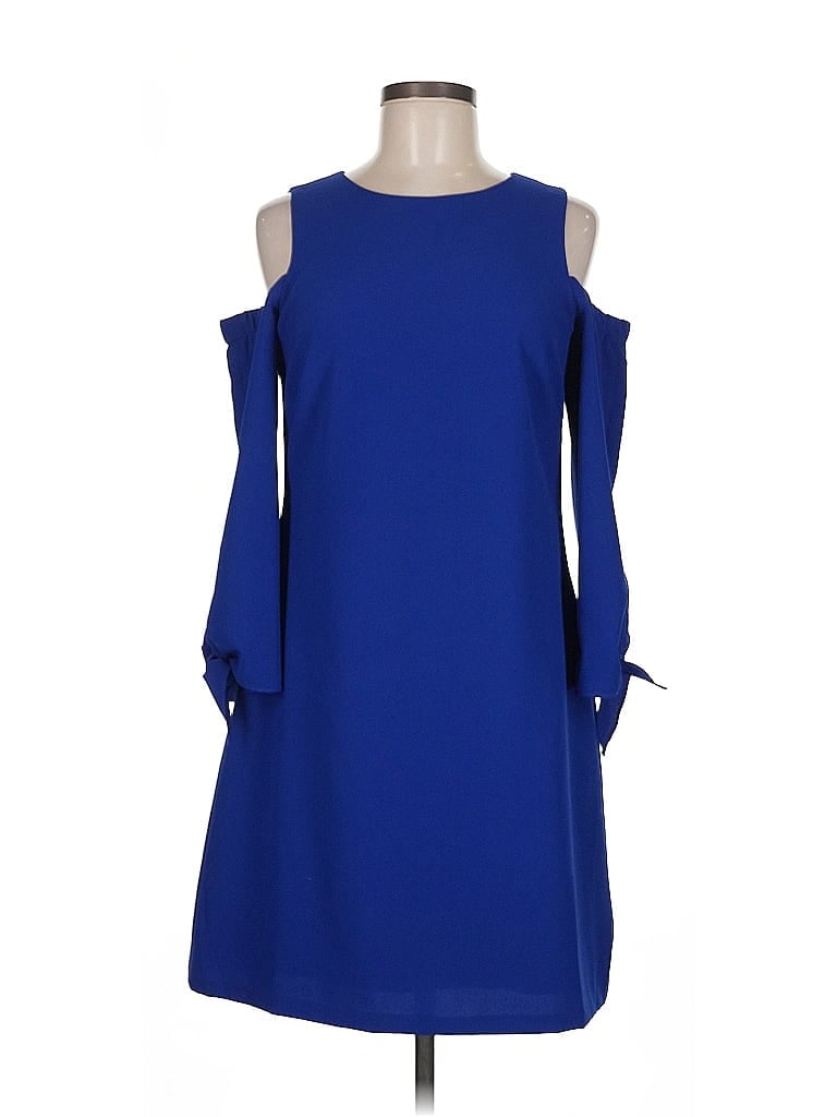 Pre-owned Eliza J Cocktail Dress In Blue