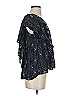 Haute Hippie 100% Modal Blue Short Sleeve Blouse Size S - photo 4