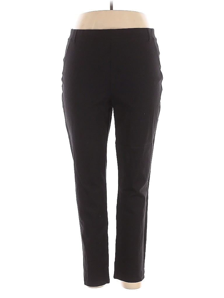 Quince Solid Black Casual Pants Size XL - photo 1