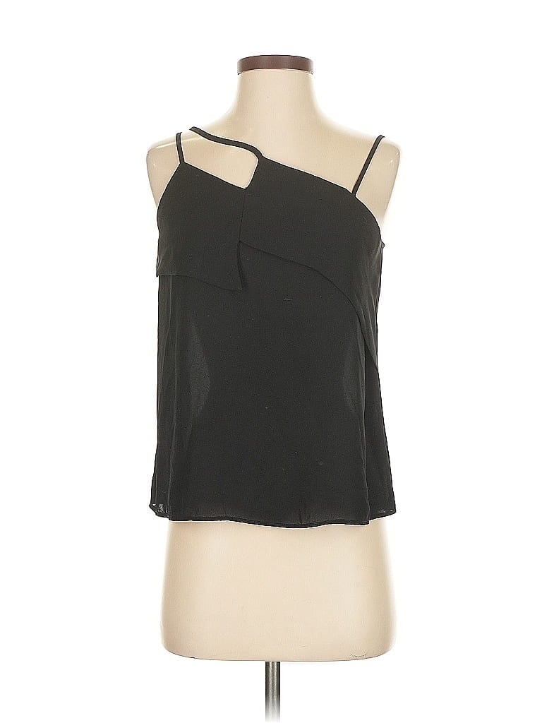 Pre-owned Krisa Sleeveless Blouse In Black