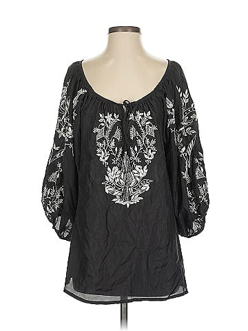 juliet dunn 3/4 Sleeve Blouse (view 1)