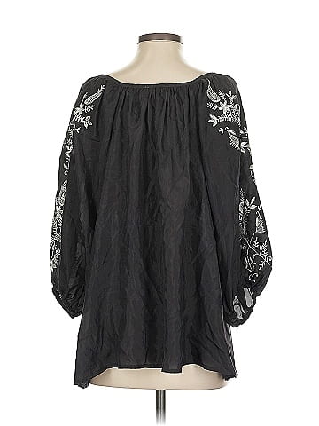 juliet dunn 3/4 Sleeve Blouse (view 2)