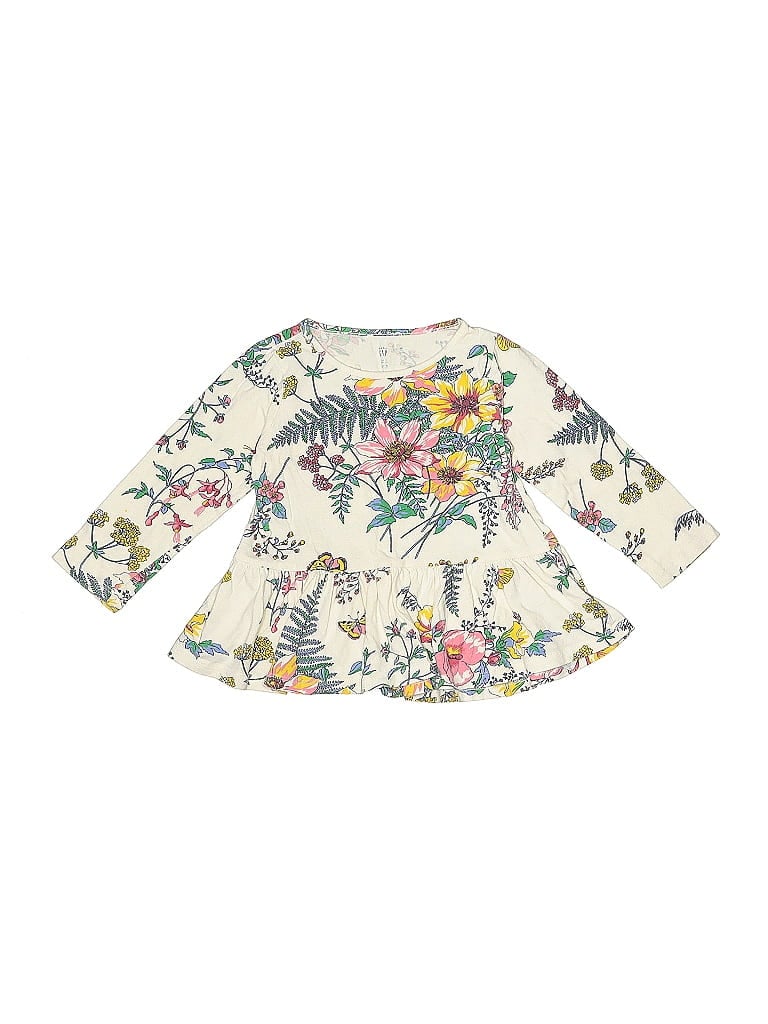 Baby Gap 100% Cotton Ivory Dress Size 3 - photo 1