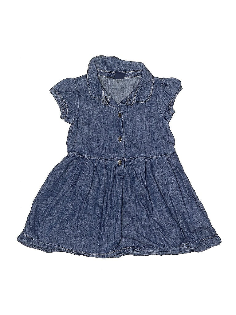 Baby Gap 100% Cotton Blue Dress Size 3T - photo 1